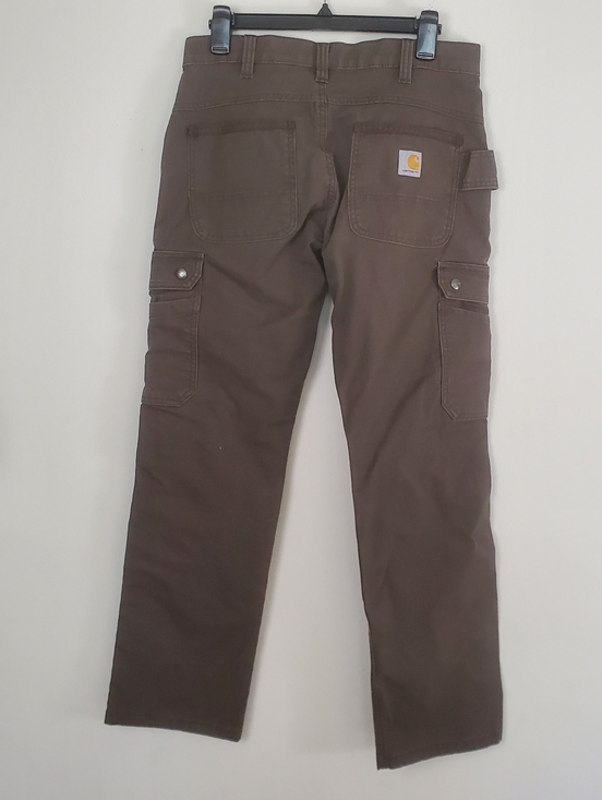 Carhartt Men's Rugged Flex Relaxed Fit Ripstop Cargo Work Pants 30 X 30 Brown <
